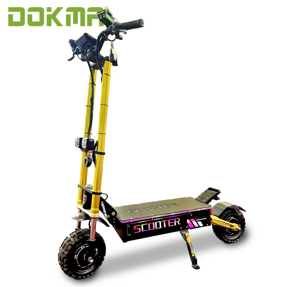 New E9 Gold 8000w Dual Motor High Speed Scooter 100km/h 72v 40ah Battery Adult Shock Absorbing Suspension Electric Scooter