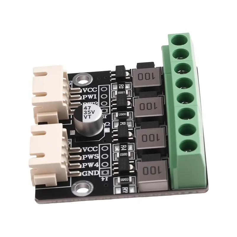 PT4115 4채널 1-10 스트링 LED 정전류 드라이버 모듈은 출력 전류를 조정 및 맞춤 설정할 수 있습니다.