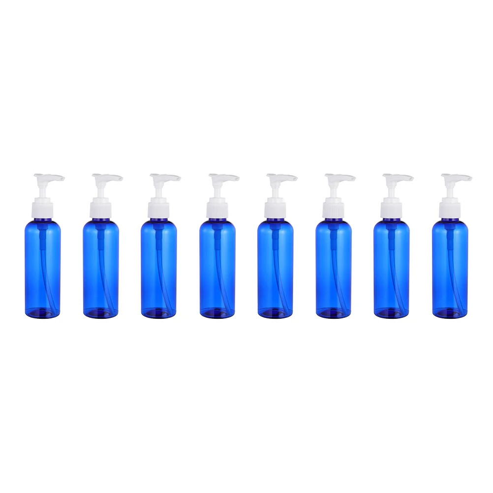 

8 Pcs Lotion Press Bottle Empty Container Shampoo Storage Refillable Plastic Travel Pump Dispenser