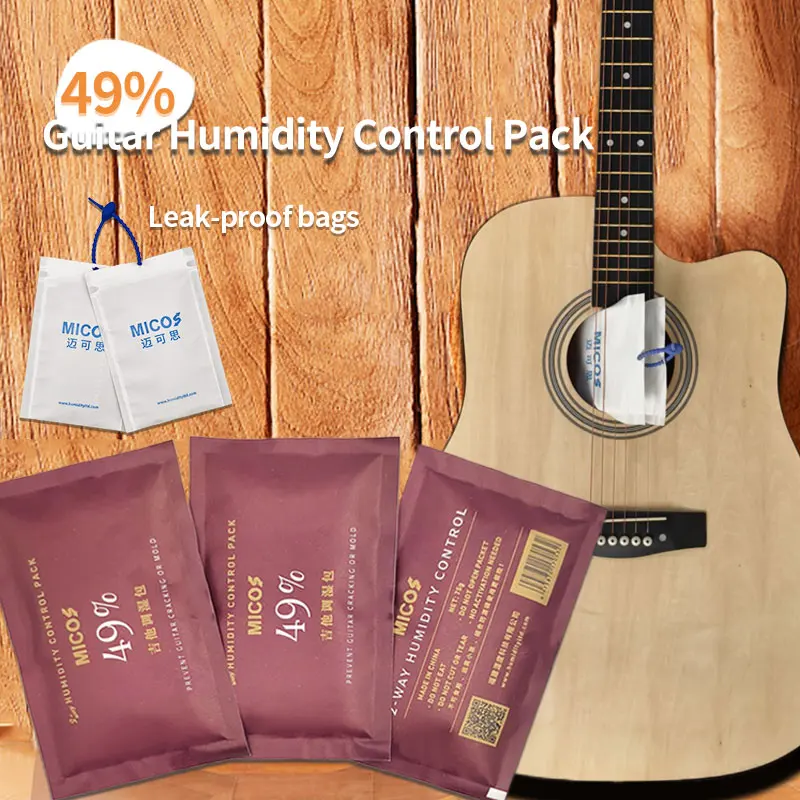 3-in-1 75g RH 49% 2-way violin guitar humidity control pack maintenance moisturizer packets set 6