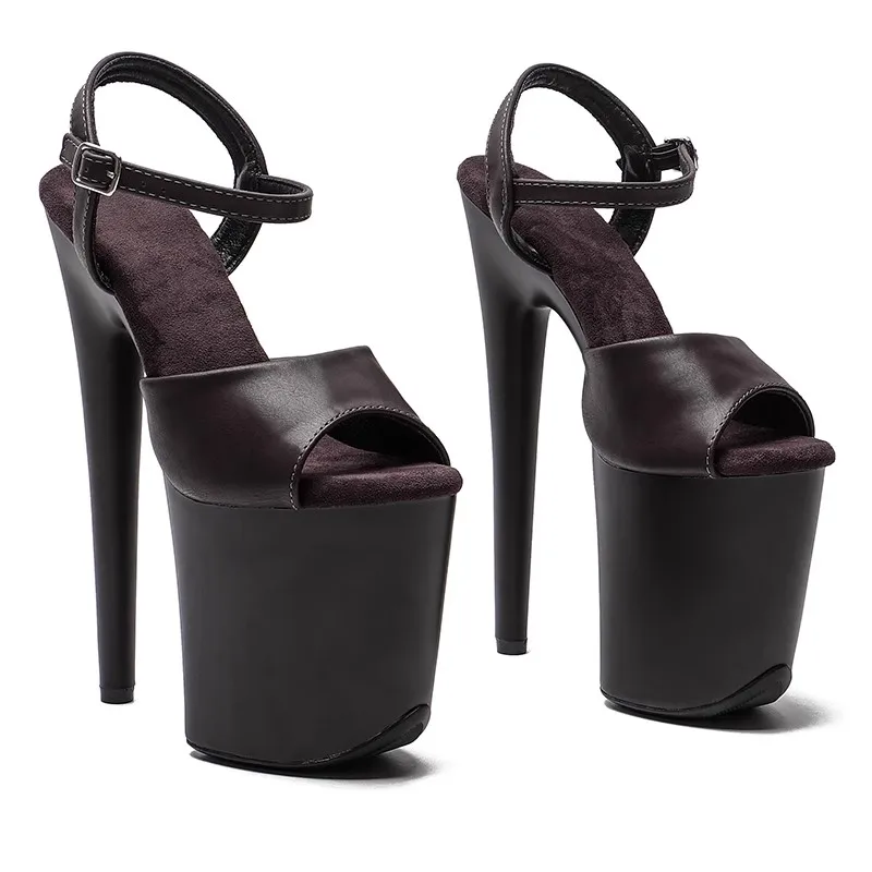 

Босоножки из ПУ кожи, на высоком каблуке, 20 см/8 дюймов