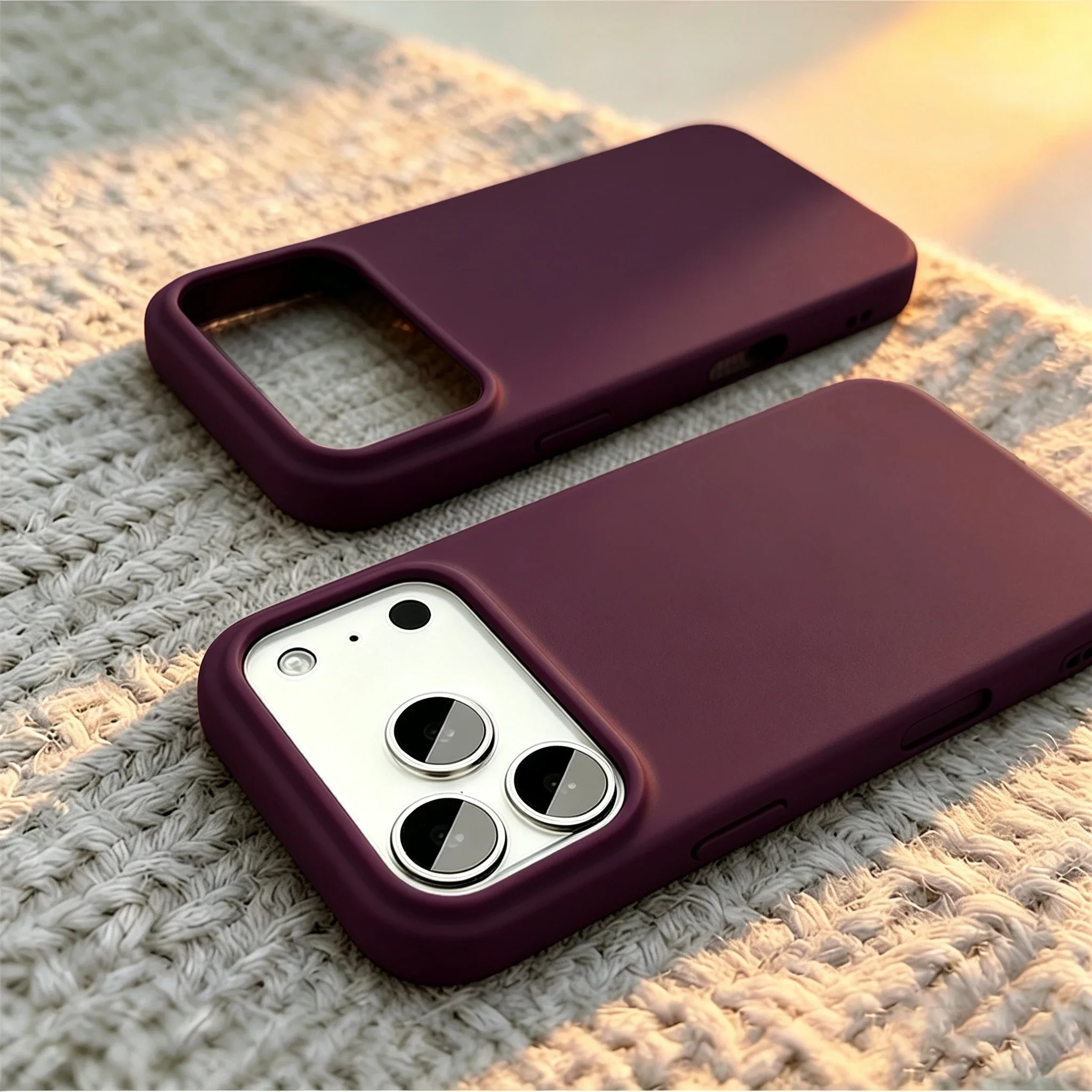 Premium Soft Liquid Silicone Shockproof Phone Case - Luxury Back Cover