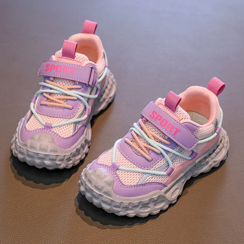 Girls Mesh Breathable Casual Basketball Shoes