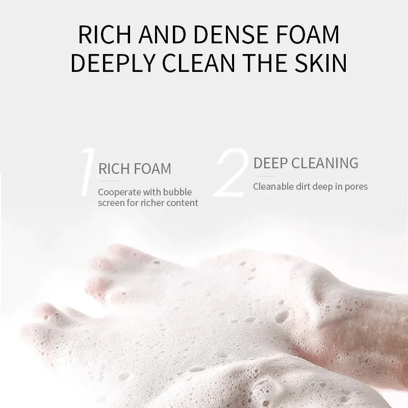Oil-Control Acne Treatment Kojic Acid Whitening Soap Handmade Skin Care Deep Cleaning Temperate Moisturizing Cleansing 5