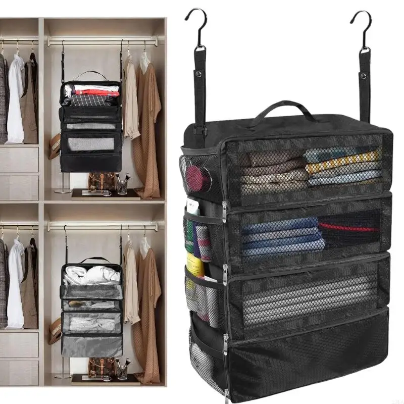 23GA Durable Waterproof Oxford Fabric Clothing Organizers For Traveler And Students 4
