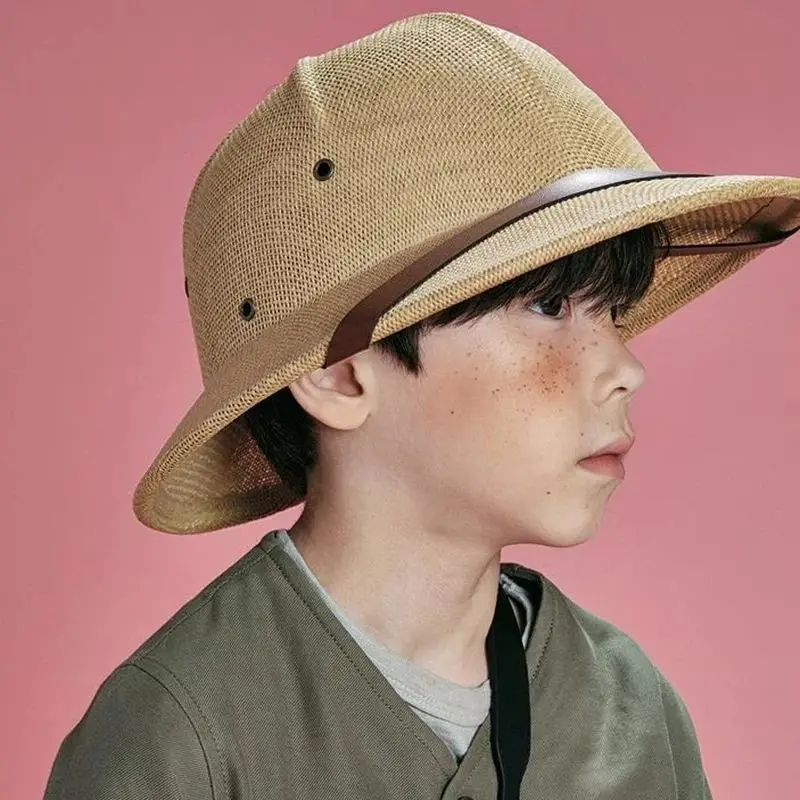Vietnam War Army Hat British Explorer Straw Helmet Summer Boater Bucket Sun Hats Unisex Jungle Miners sun protection hat sun hat