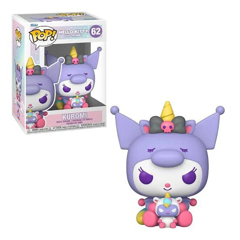 Funko Pop Japan Anime Figures #62 Unicorn Kuromi Action Figure Toys Collezione Di Regali Kuromi Model Doll Toys