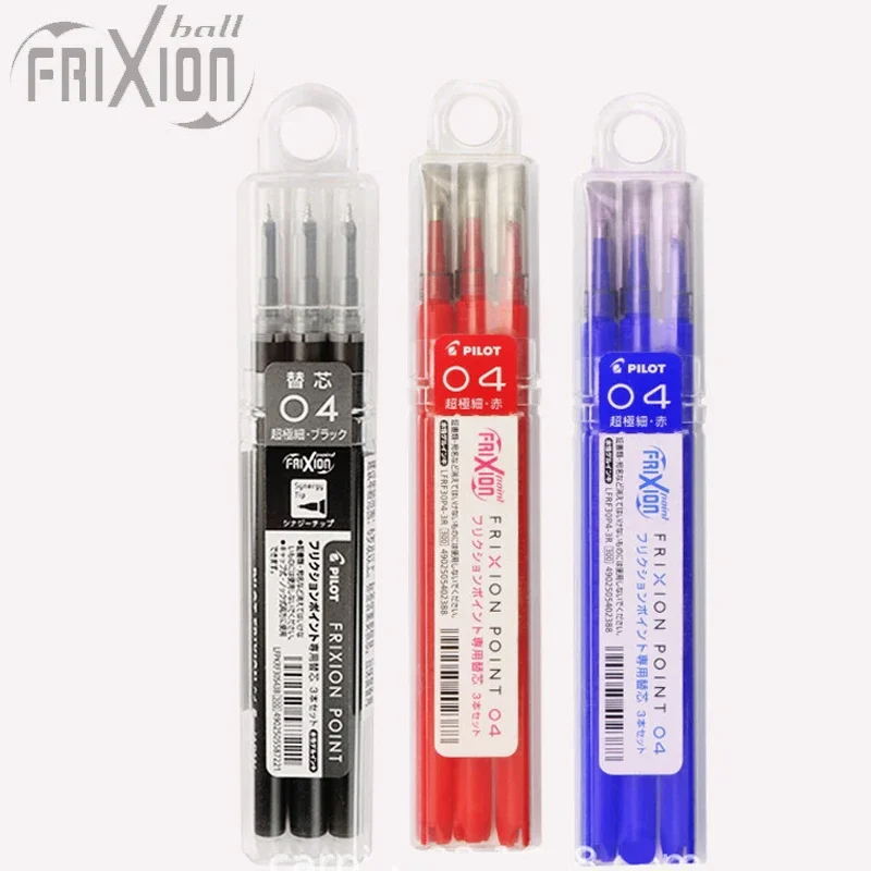 Recharge d'encre Gel effaçable Frixion LFPK, 0.4mm, pour stylo 23EF/23F,  papeterie scolaire et de bureau
