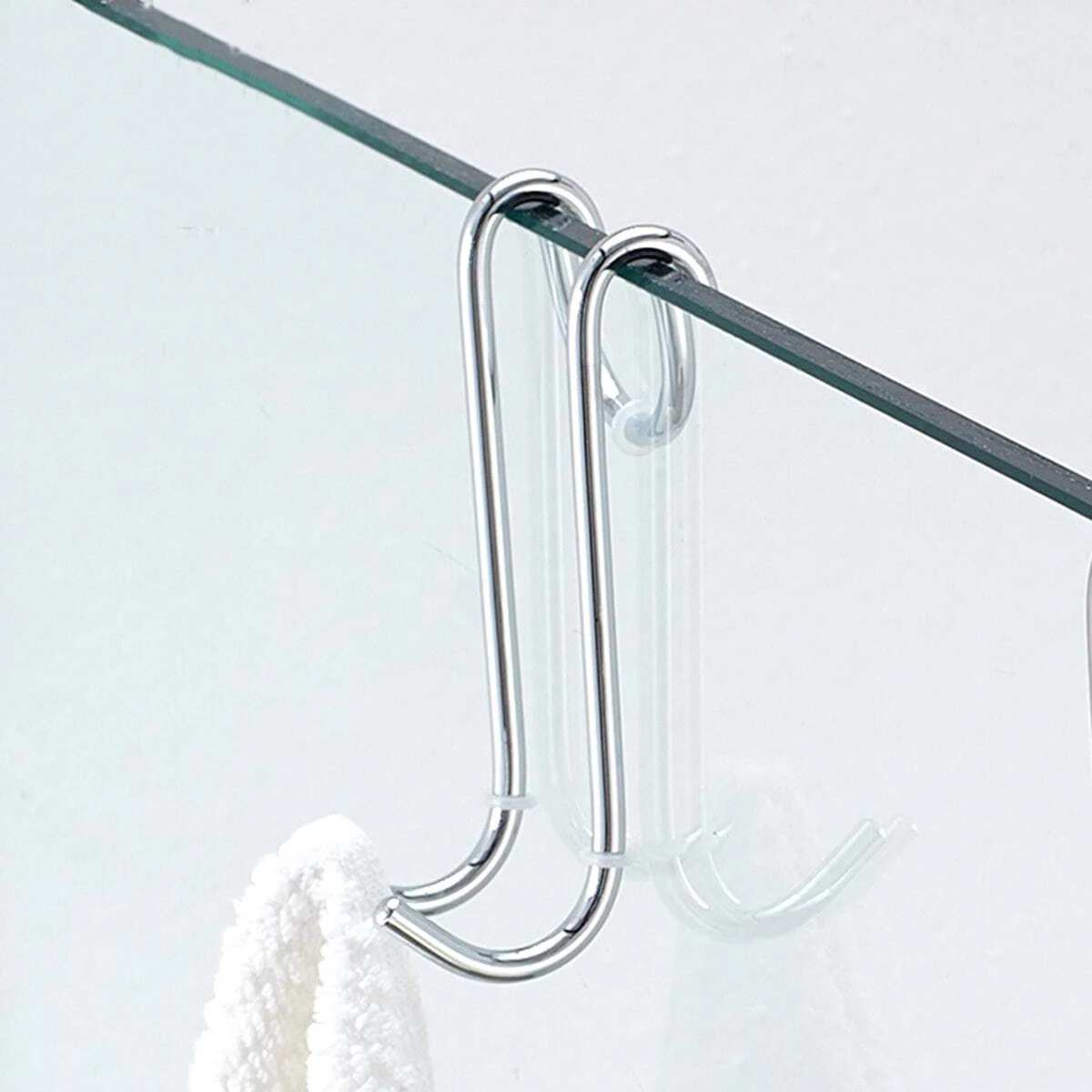 Shower Hook 304 Stainless Steel Double-sided Towel Rack Hooks