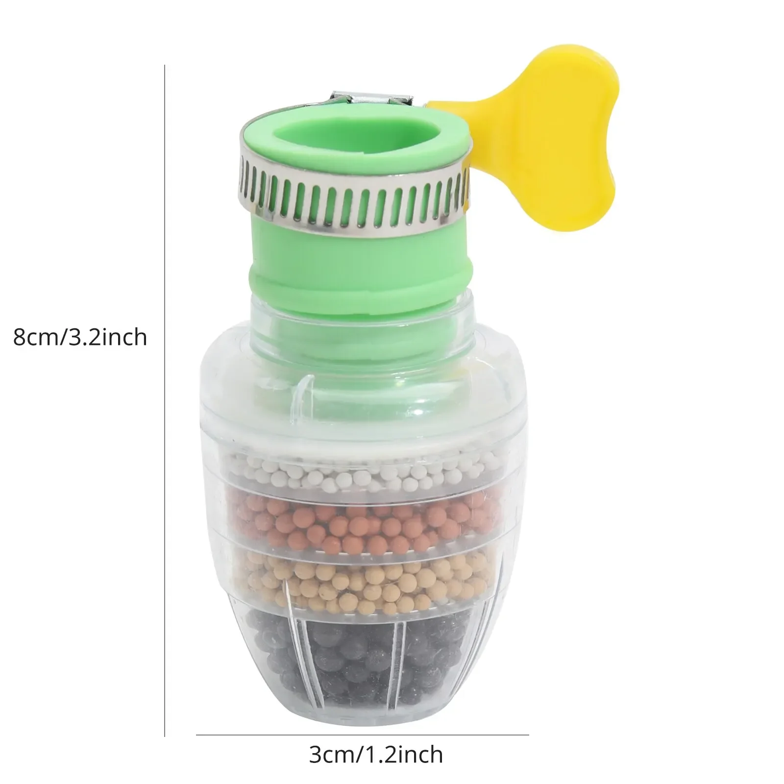 מסנן מים לברז ביתי מתקפל, ניתן לסיבוב, עמיד בפני זרימה, מסנן מים קטן למקלחת רגילה, ראשי מקלחת אוניברסליים