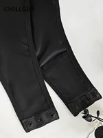 CHILLGIO Women PU Patchwork Black Bodysuit Push Up Spaghetti Straps Romper Sexy Lingеrie Club Tight Jumpsuit Top Hot Sexy Onesie - Image 6