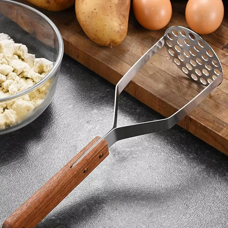 Kitchen Gadget Mud Press Masher Puree Juice Maker Stainless Steel Potatoes Crusher Pusher Fruit Tools Cocina Cozinha