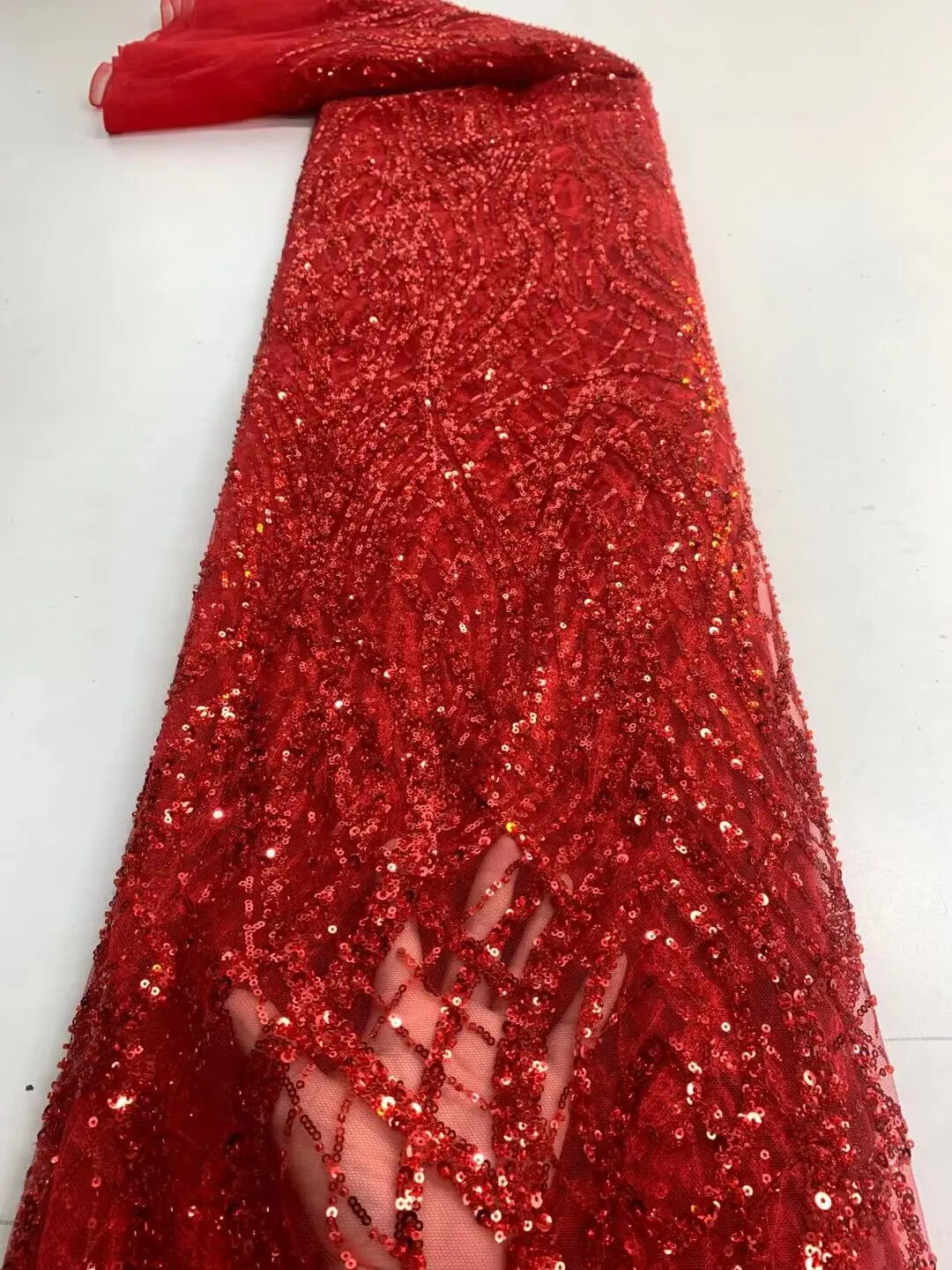 Embroidery Tulle Beaded Lace Syj1098866 Hot Sale Bridal French Bead