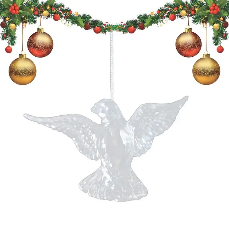 

Christmas Tree Decor Acrylic Tree Ornaments Christmas Pendant Transparent Cute Clear Ornaments Christmas Charm 10 Styles With