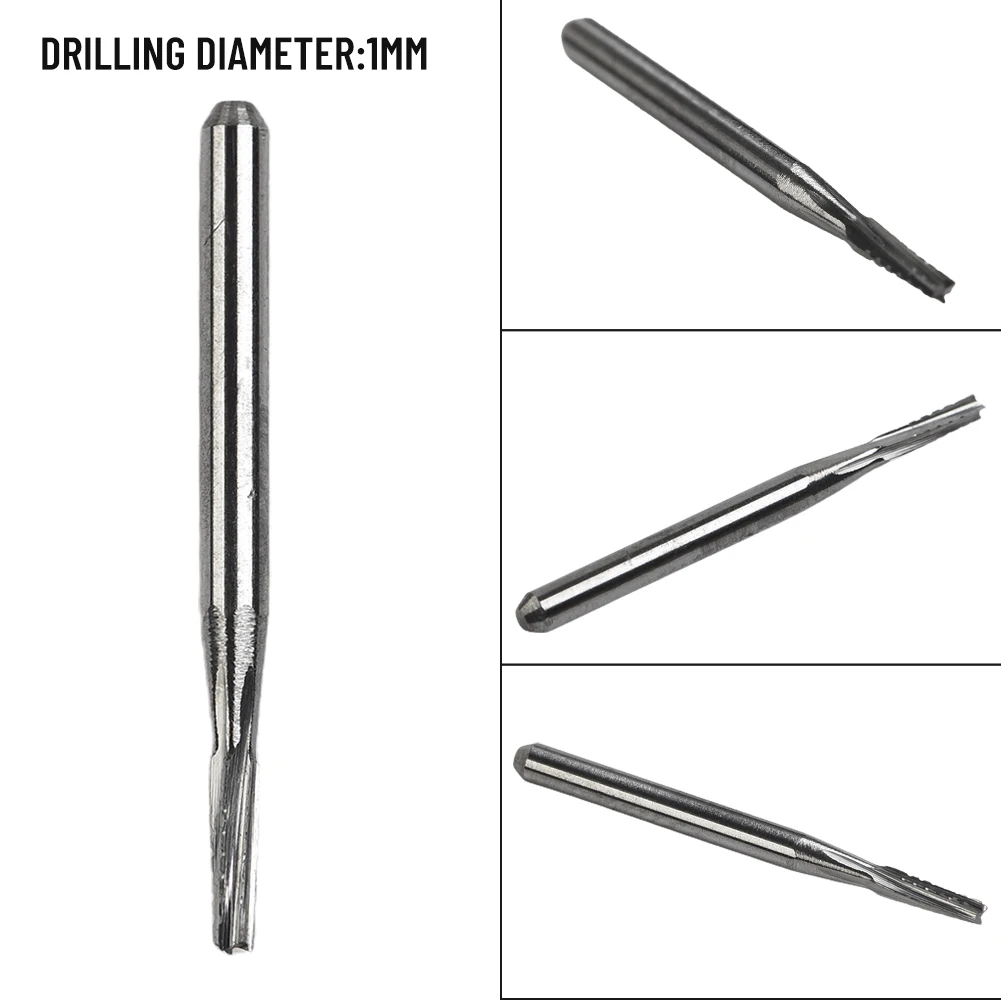 1mm Automobile Windshield Repair Tool DIY Car Glass Tapered Carbide Drill Bit Tools Auto Glass Repair Special Drilling Bit