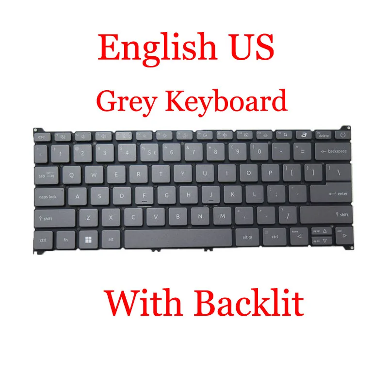 

Клавиатура с подсветкой для ноутбука ACER qv03p _ a30ewl NSK-RA0DBN 1D NKI13170R0 341A0041KC01 NK.I1317.0R0, английская, серая, без рамки, новинка