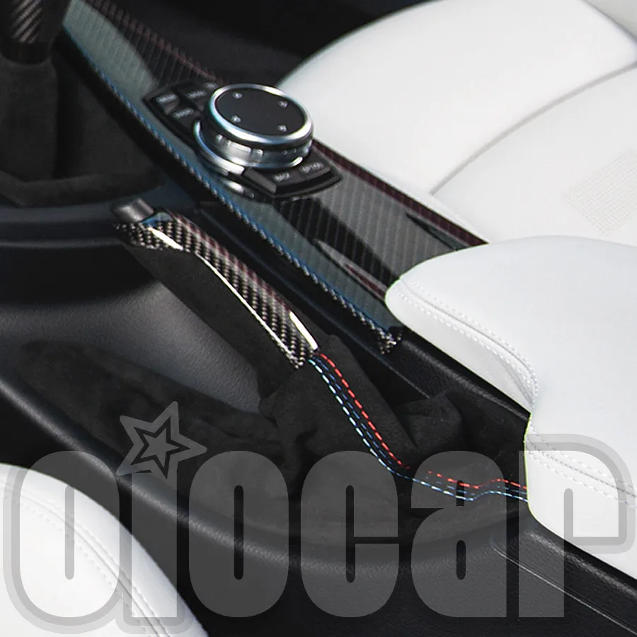MP Style Carbon Brake Handle Handbrake E-brake With Boot for BMW F80 M3 F82 F83 M4 3Series F30 F31 4Series F32 F33 F36