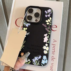Spring Floral Print Soft Silicone Matte Phone Case - Elegant Design Cover - iPhone 15 Plus (HE - T2105)