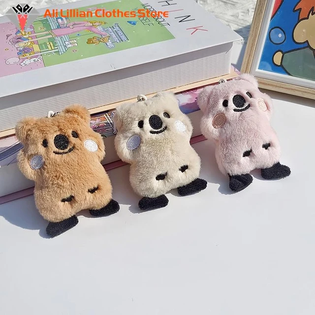 Porte-Clés en Peluche de Dessin Animé Mignon, Pendentif, Quokka Koala,  Accessoire de Vêtement, Décor de