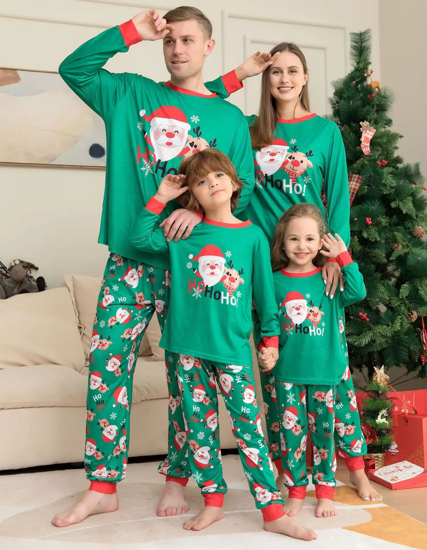 Amazon Pijama Navidad Familia EspaÃ±a Juego De Ropa De Dormir Con