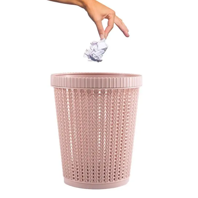 HouseholdTrashCanHollowGarbageBinWithBuiltInGarbageBag