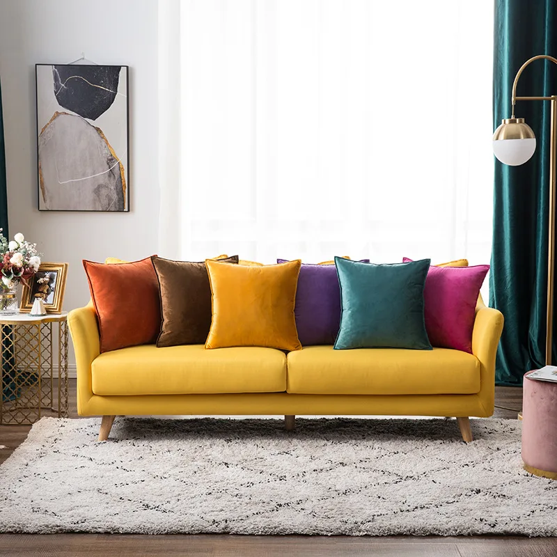 

Наволочка 45x45 для домашнего декора, украшение для гостиной, Геометрические Цвета, Геометрические линии, наволочки, абстрактные современные, E0537