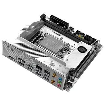 JGINYUE B760I Snow Dream WiFi Mini-ITX motherboard LGA1700 DDR4 support 12/13/14th cpus For 12400F/13400F/12600K/14600K GAMING