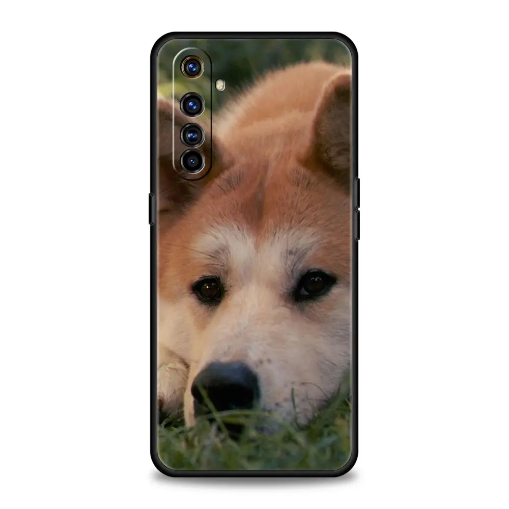 Shiba Inu Dog Design Soft Black Phone Case