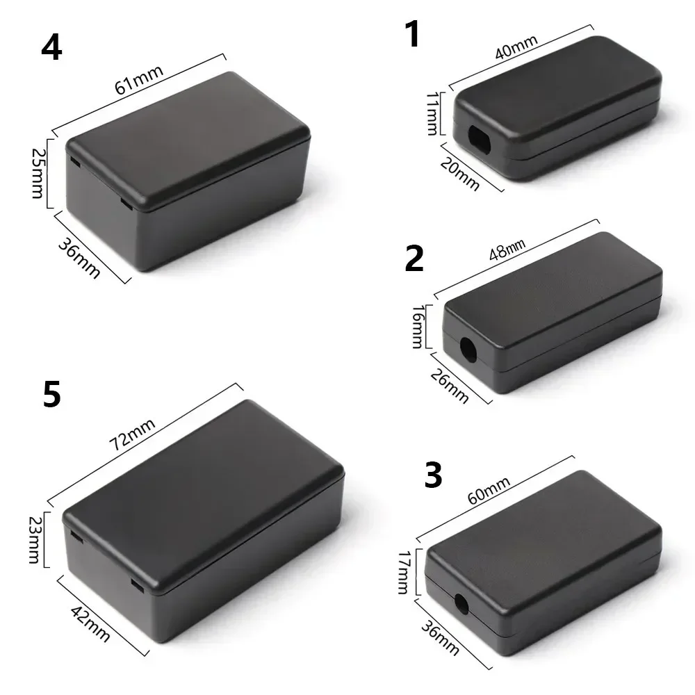 2pcs Waterproof DIY Housing Instrument Case ABS Plastic Project Box Storage Case Enclosure Boxes Electronic Supplies electronic enclosure case,electrical box