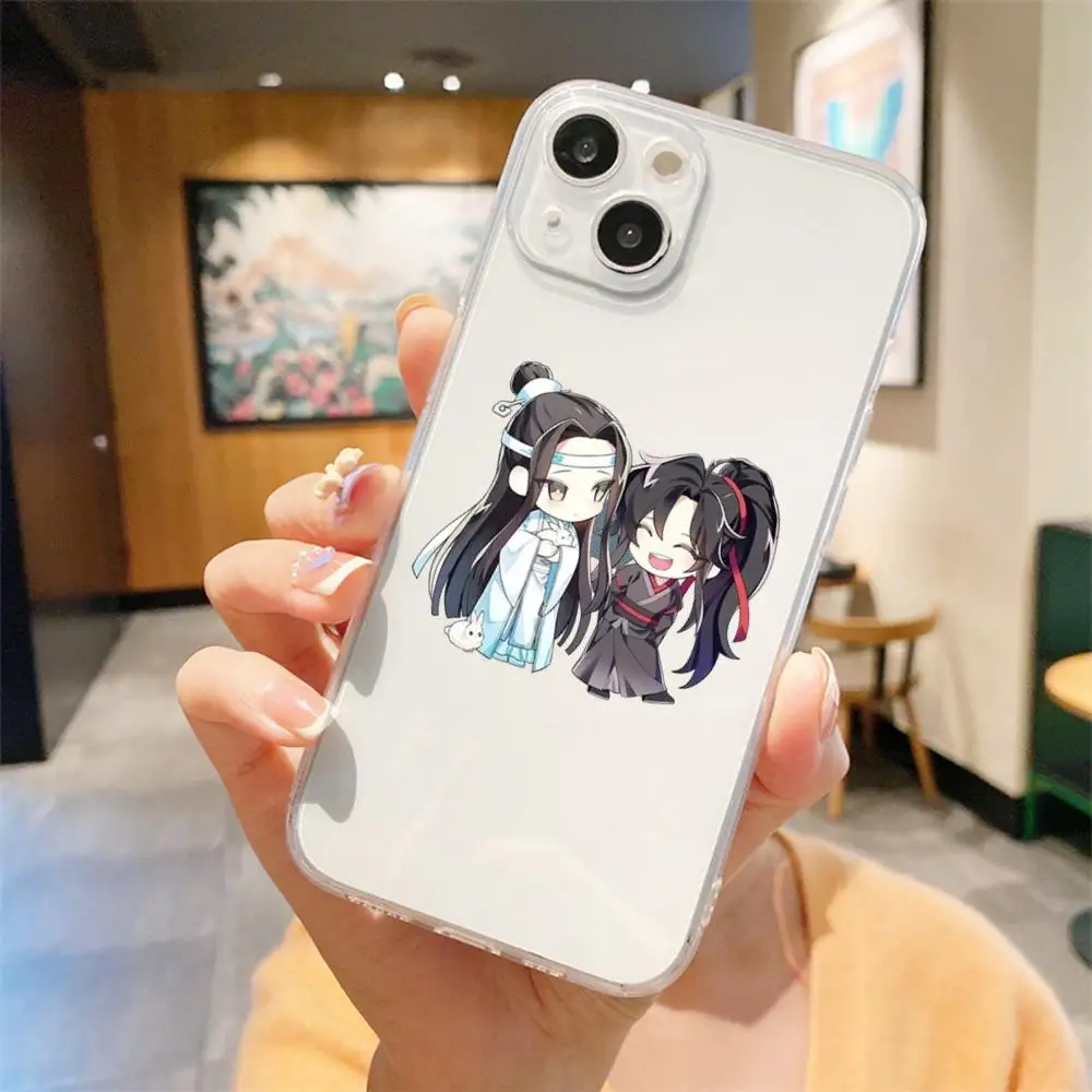 Elegant Mo DAO Zu Shi Transparent Phone Case