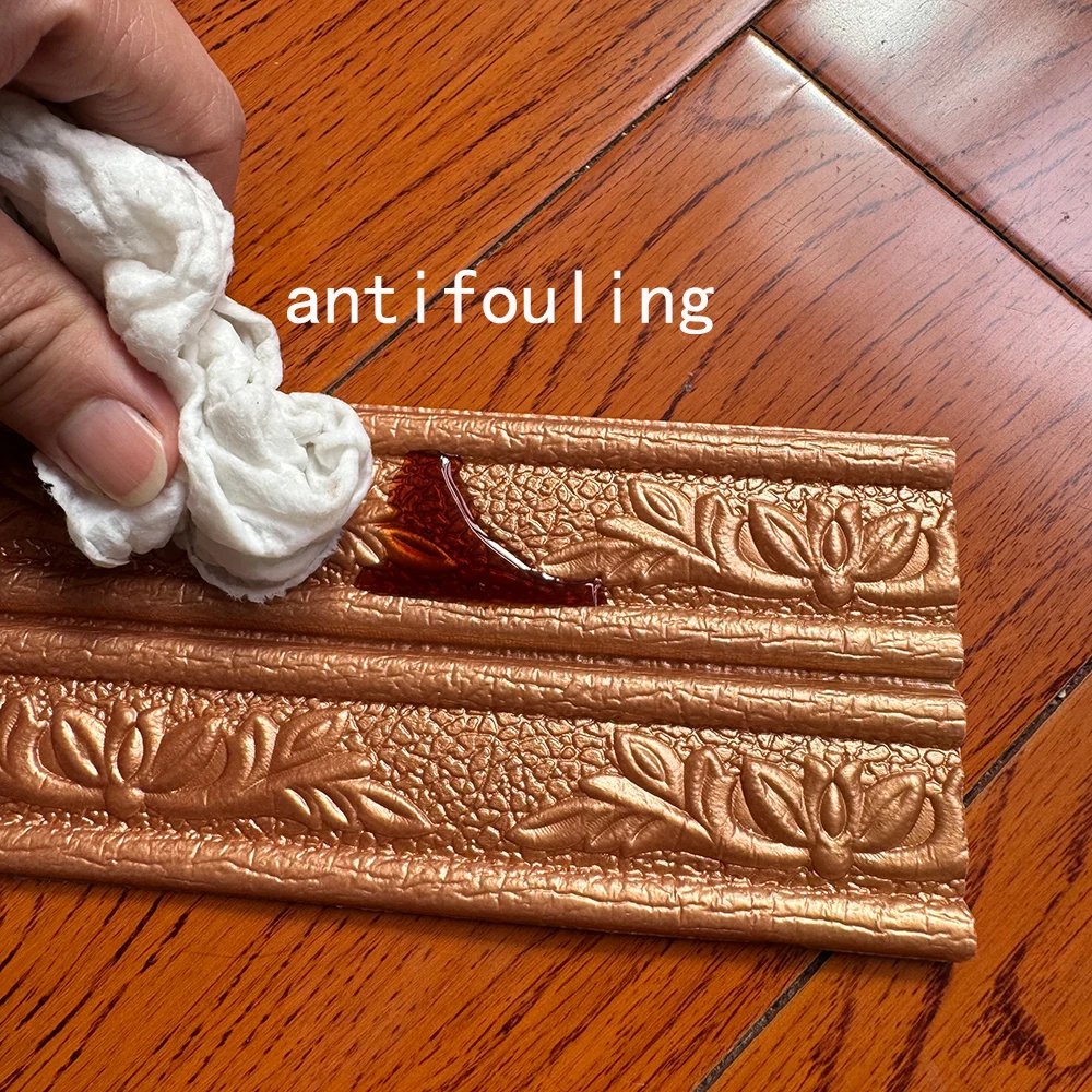 Carving Flowers Foam Molding Trim Self-Adhesive Wall Stickers Decora Ceiling Corner Lines Stickers Background Wall Frames Waistl