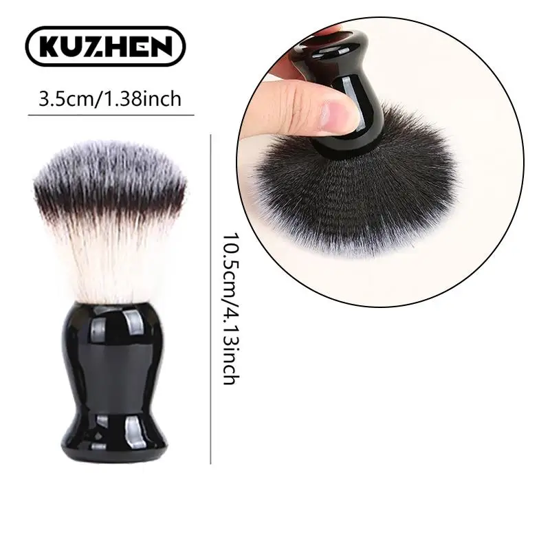 

Mens Shaving Brush With ABS Handle Salon Barber Soap Foaming Beard Moustache Portable Hair Shave Brush Beard Cleaning Tool