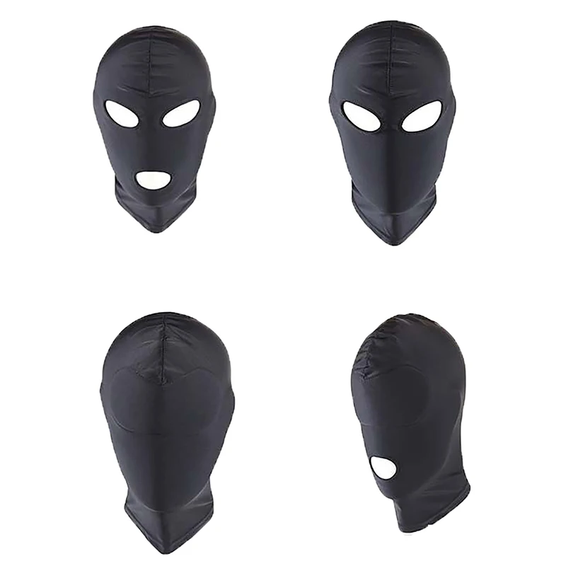 

1/2/3 Hole Unisex Elastic Breathable Mask Balaclava Cap Head Hood Halloween Cosplay Party Hat Men Army Tactical Face Mask Game