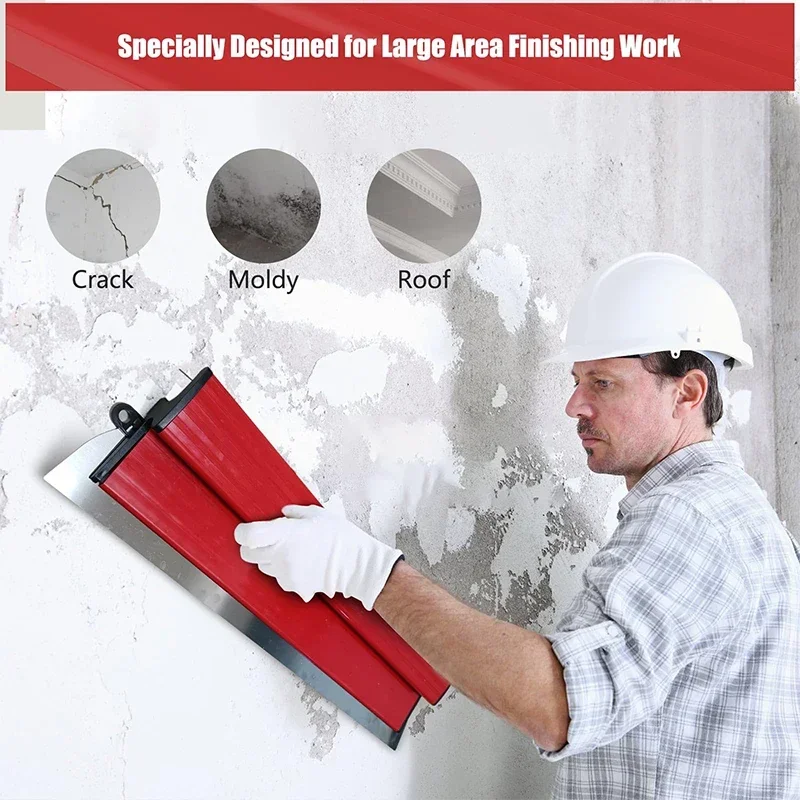 Description Picture 6 of itemPutty Knife Building Tool Painting Finishing Skimming Blades Drywall Smoothing Spatula Stainless Steel Wall Plastering Tools