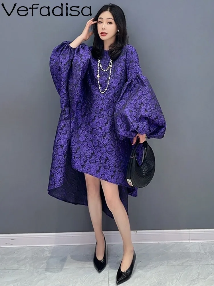 女性のためのカジュアルな特大ドレス,流行の花の服,韓国の