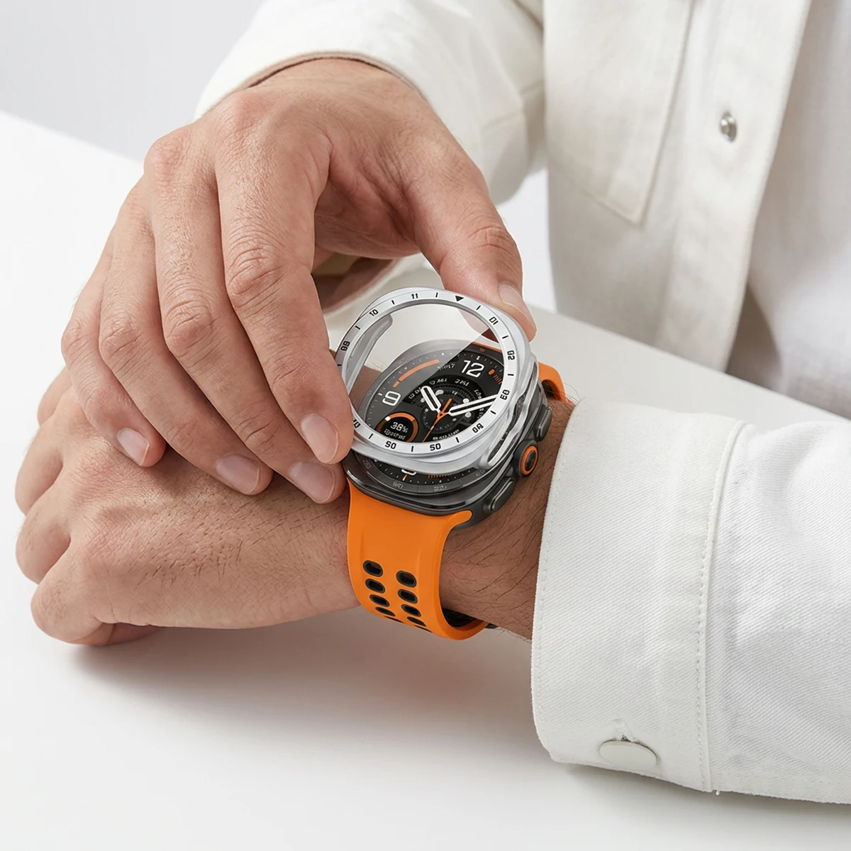 Protective Bumper Case for Galaxy Watch Ultra 2 - All-Around Hollow Shell Accessory