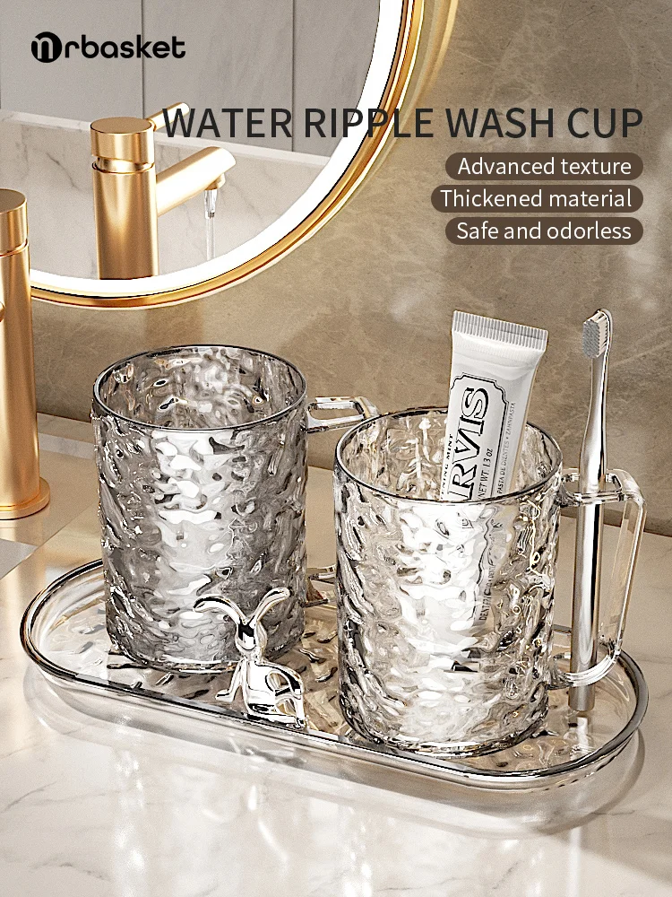 Toothbrush Cup Set Toothbrush Cup Tooth Glass Household Teeth Cup Washing Cup Family Couple Toothbrush Wash Set