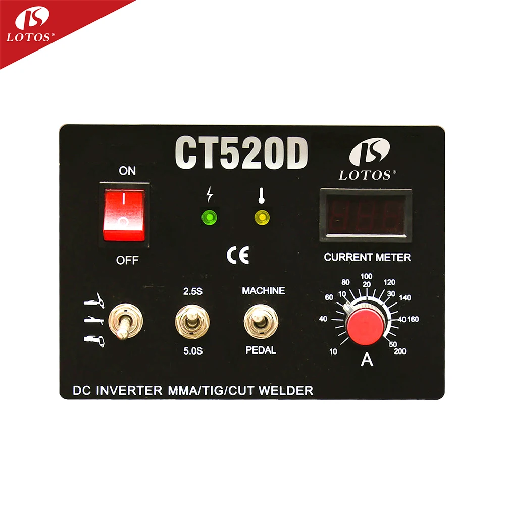 ZJZ 로토스 CT520D Lgk 100 플라즈마 절단기 100암페어 IGBT 용접기 DC 인버터 휴대용 220V 아르곤 아크 용접기