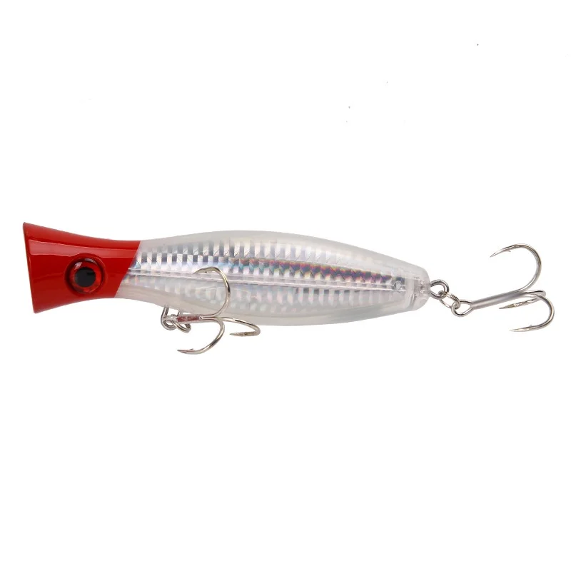 Fishing Popper Lure 12cm 40g Topwater Popper Lure for Saltwater Surface Casting and Freshwater Surface Fishing