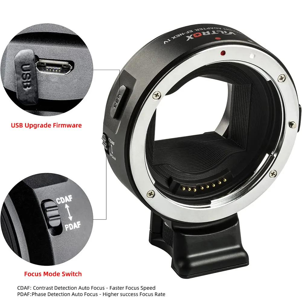 

VILTROX EF-NEX IV адаптер для объектива с автофокусом кольцо для Canon EOS EF фотообъектив для Sony E-Mount NEX 7 a9 a7M3 a7S