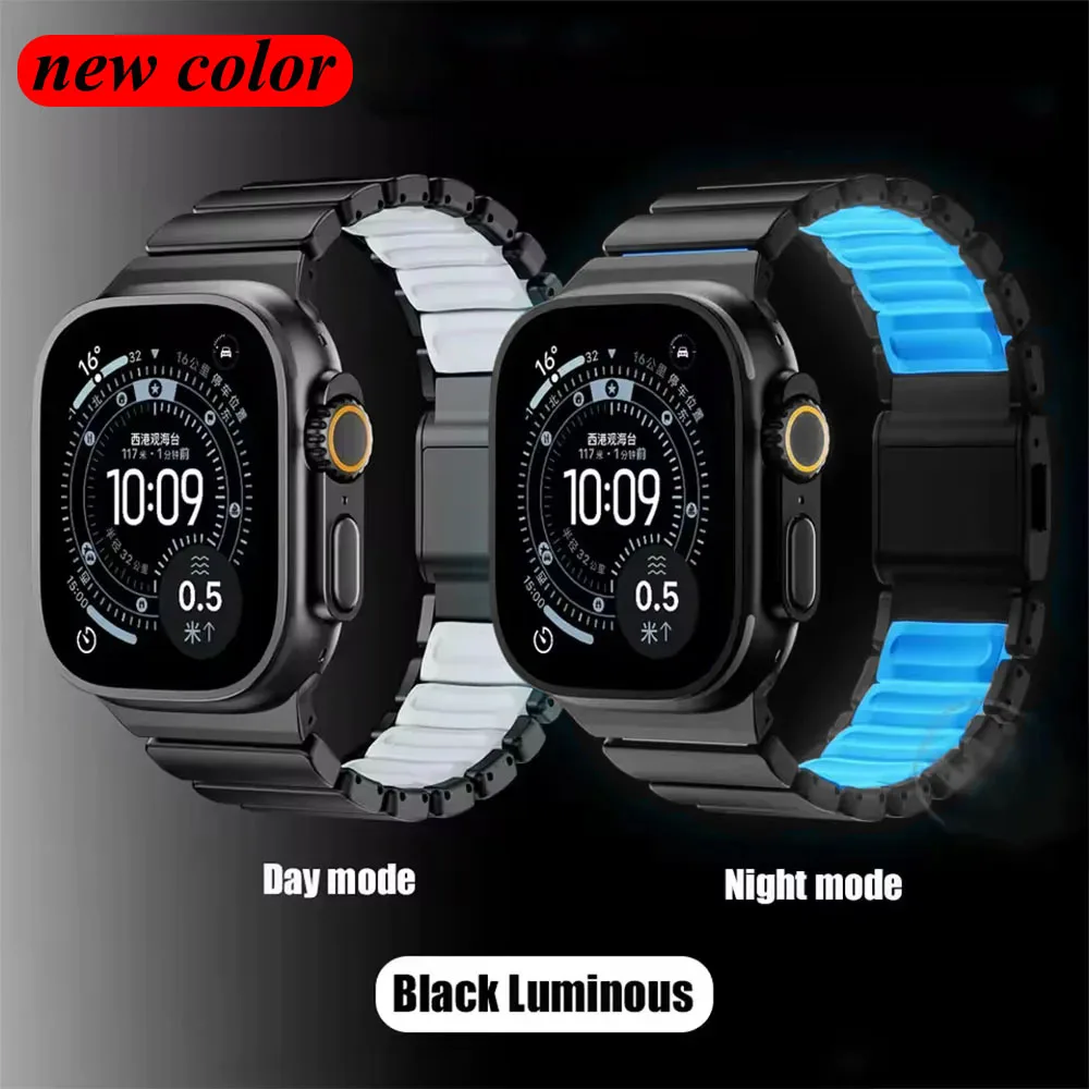 Elegant Titanium Magnetic Bracelet Strap