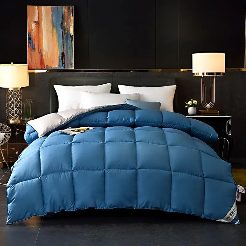 Duvet Comforter Goose Down Duck Quilt Winter Throw Blanket King Queen Full Size bed comforter
