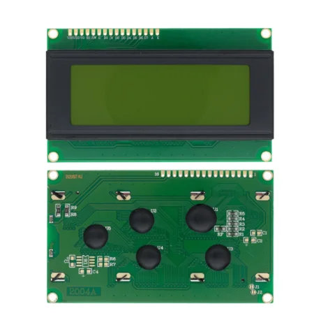 20x4 Blue Green Character LCD Screen with I2C Serial Interface Adapter Module