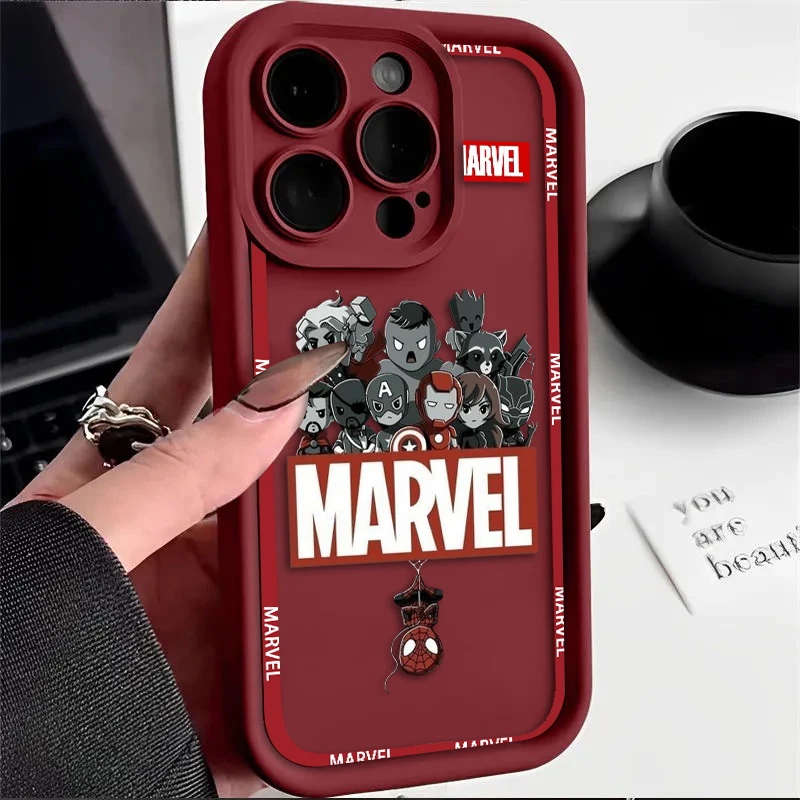 Thanos Red Skull Avengers Per Iphone 15 14 13 12 11 Pro Max Xs Max X Xr 7 8 Plus 6S Eye Ladder Phone Case