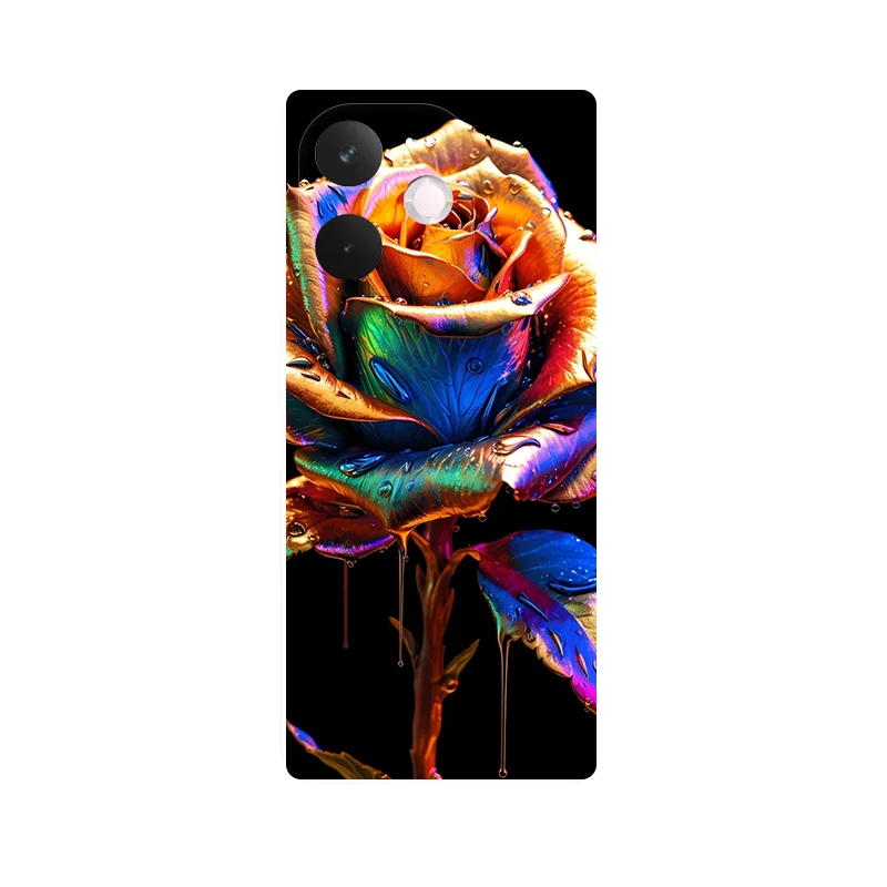 Floral Panda Silicone Soft Phone Case - TPU Protective Cover