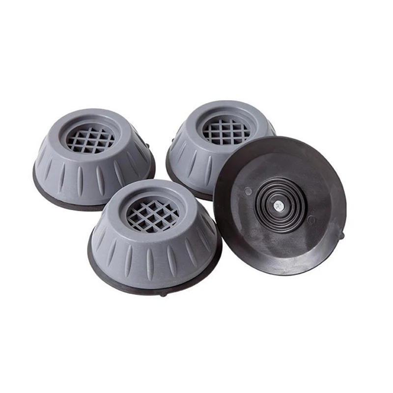 Hot Yo-4 Pezzi Di Tappetini Universali Antiurto, Tappetino In Gomma Per Lavatrice, Asciugatrice, Tappetino Antiscivolo Fisso Con Base Per Frigorifero