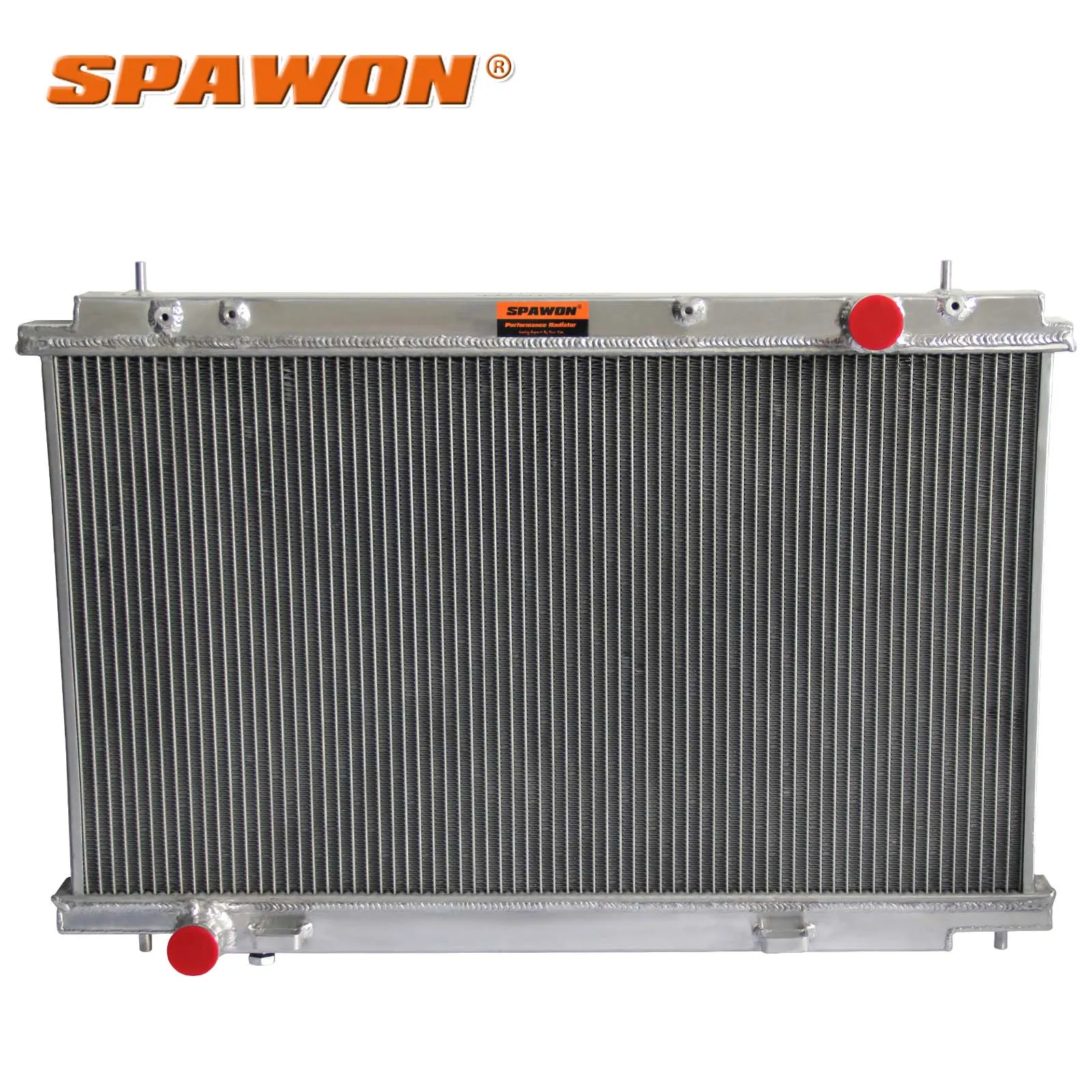 SPAWON Full Aluminum Radiator For 2007-2009 Nissan 350Z 3498cc 3.5L V6 ...