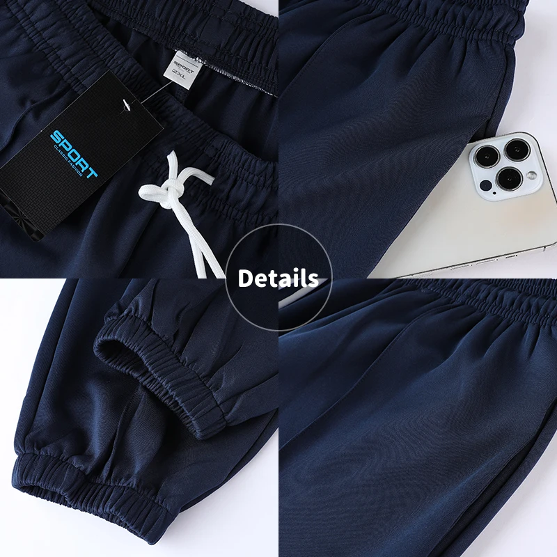 Sport Pants Polyester Breathable Sportswear Gym Sweatpants Workout Training Men Running Jogging Pants 8719