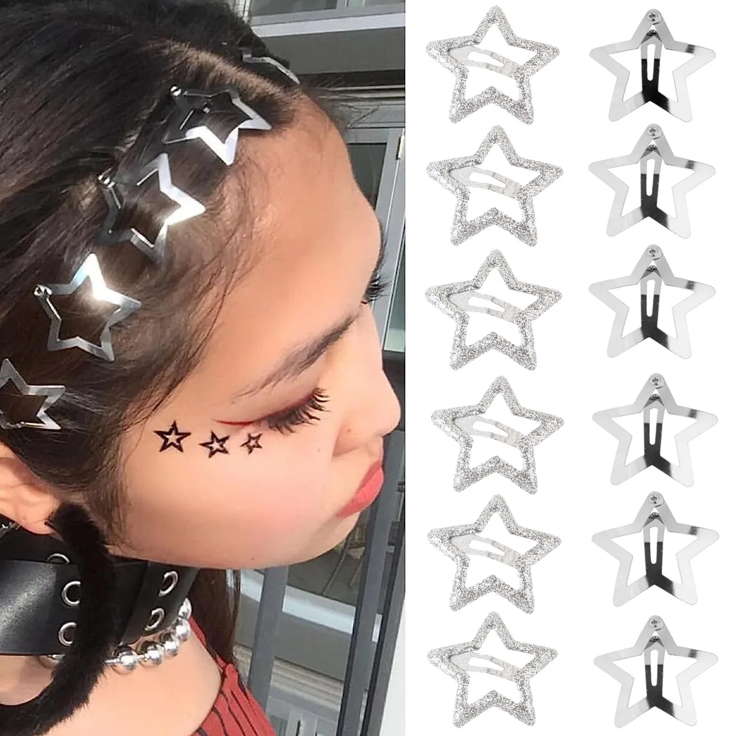 

Hot-selling five-pointed star bb hair clip sweet cool hot girl bangs star