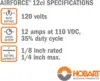 Hobart 500564 Airforce 12ci Plasma Cutter with Built-In Air Compressor 120V , Brown 6